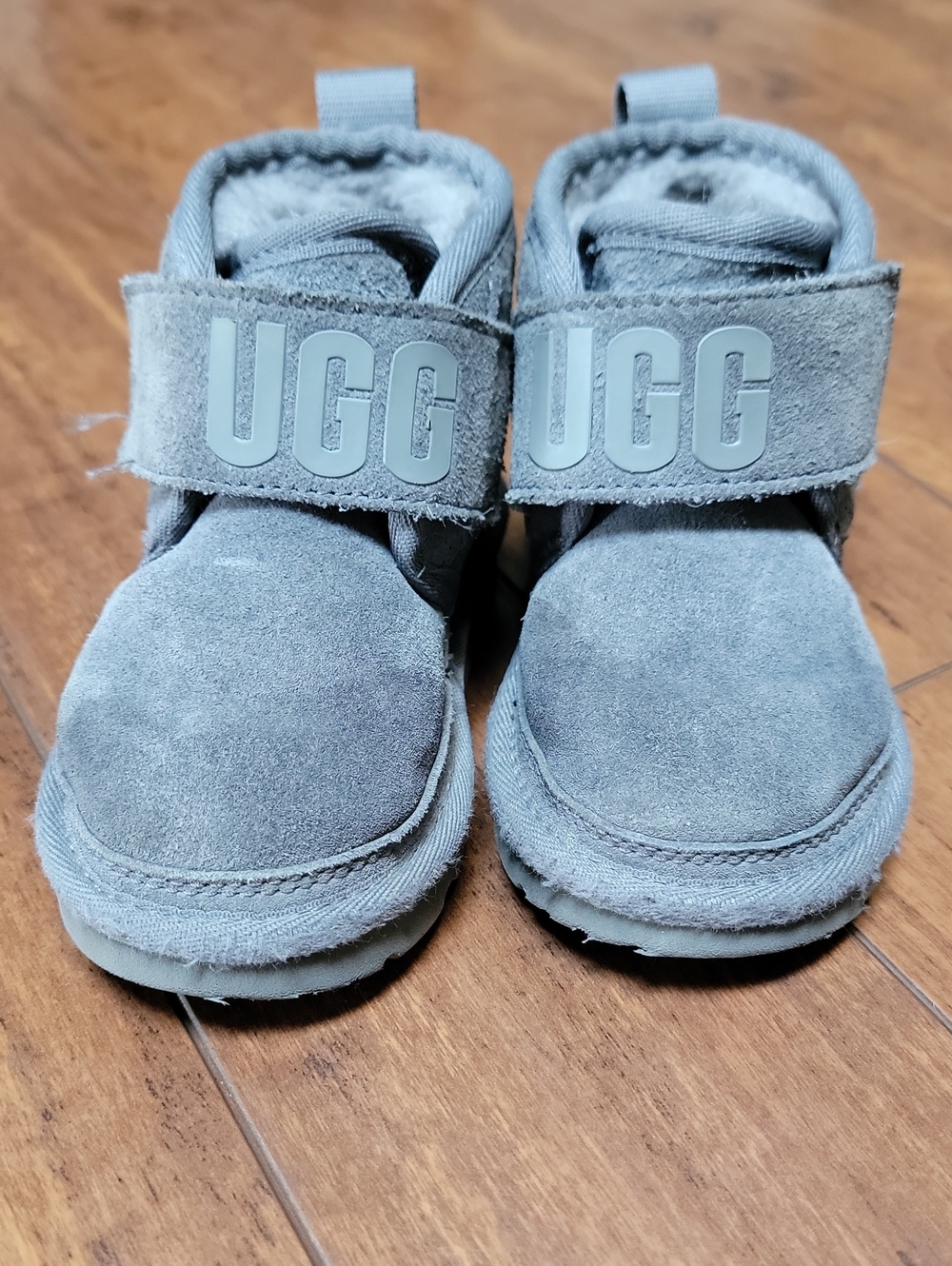 UGG Neumal Toddler Velcro Grey Boots